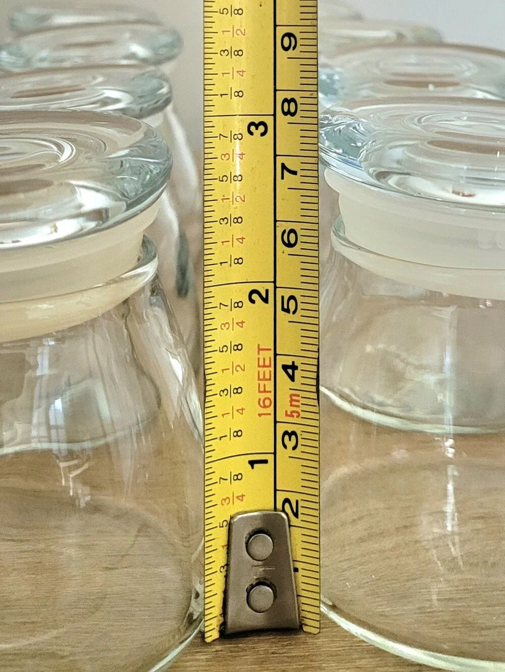 Crate & Barrel Glass Spice Jar Lot, 16pcs, 4.5oz